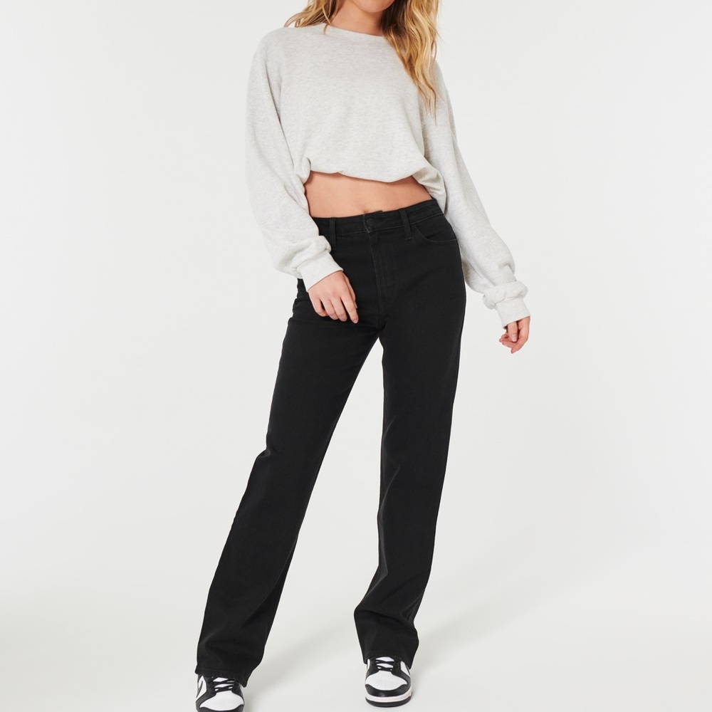 Hollister ultra high rise dad jeans